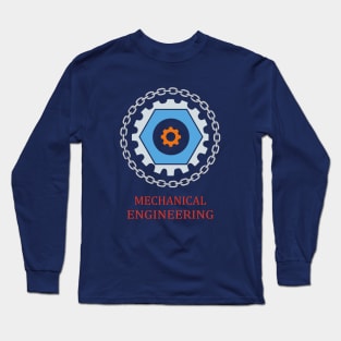 Best design mechanical engineering logo mechanic engineer Long Sleeve T-Shirt